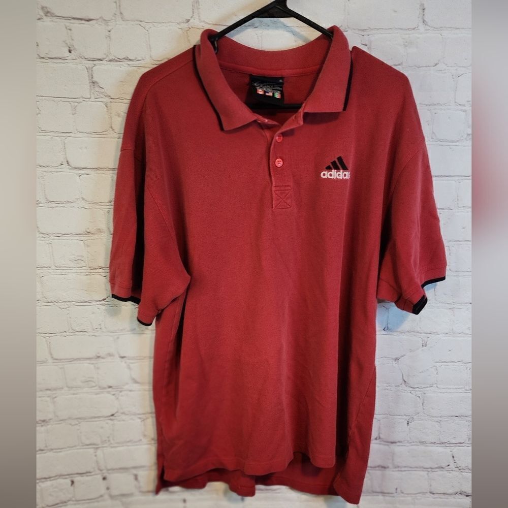 Men's Adidas polo, size Large